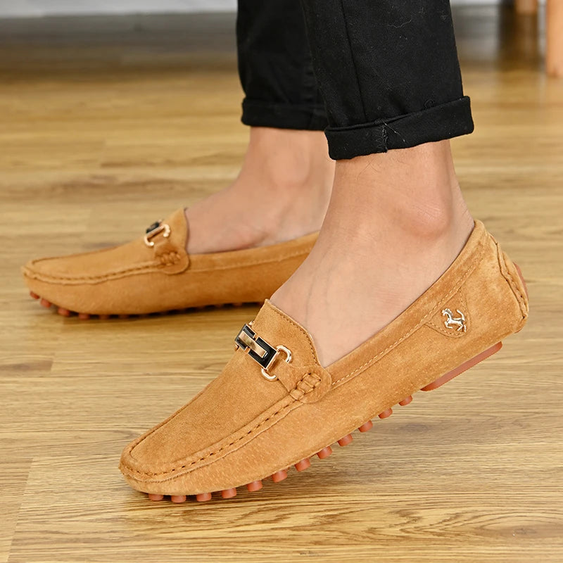 Mocassin Bleu Nuit Homme