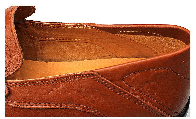 Mocassin Camel Homme