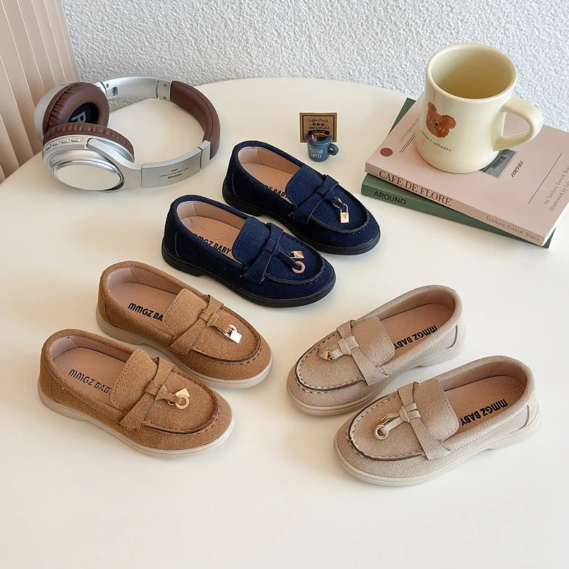 Kid Girl Shoes Loafers 2025 Moccasins Casual Sneakers Zapatos Mujer Flat Shoes for Boy Child Casual Shoes
