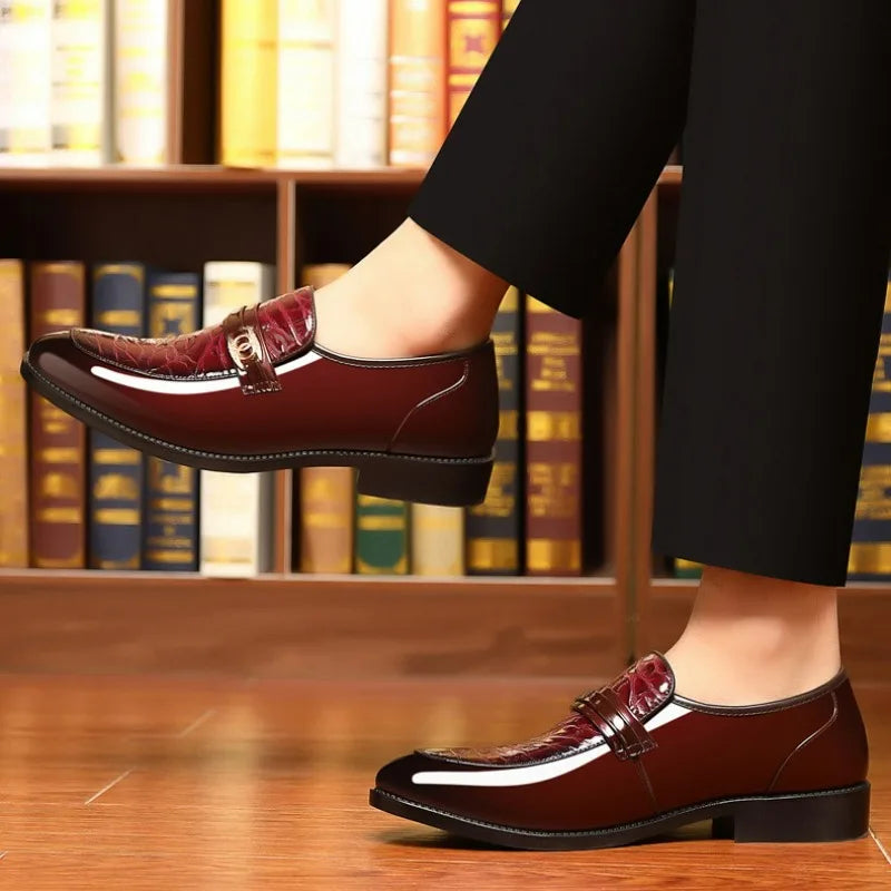 Mocassin Homme Bout Pointu Vernis