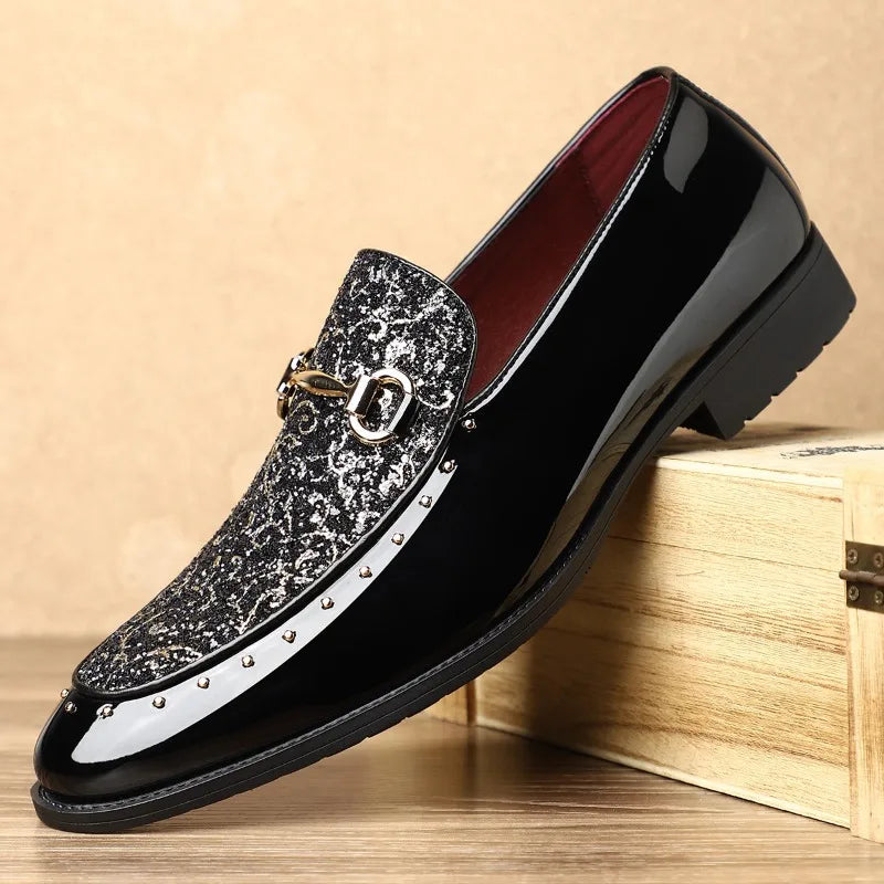 Mocassin Homme Paillettes