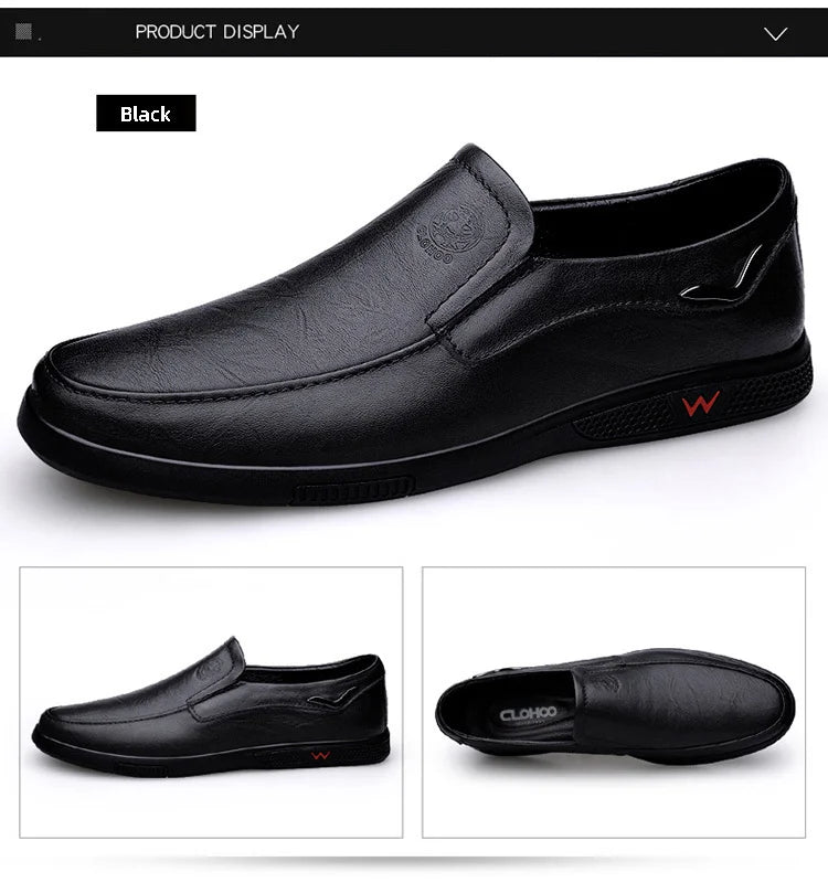 Mocassin Cuir Homme Semelle Caoutchouc