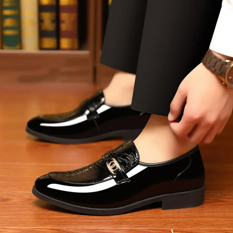 Mocassin Homme Bout Pointu Vernis