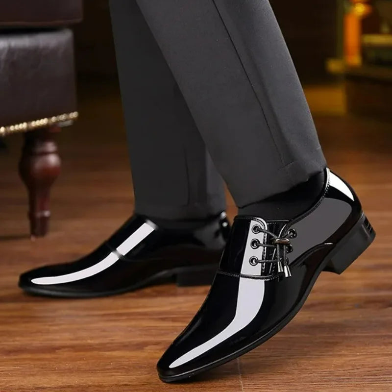 Mocassin Homme Bout Pointu Vernis
