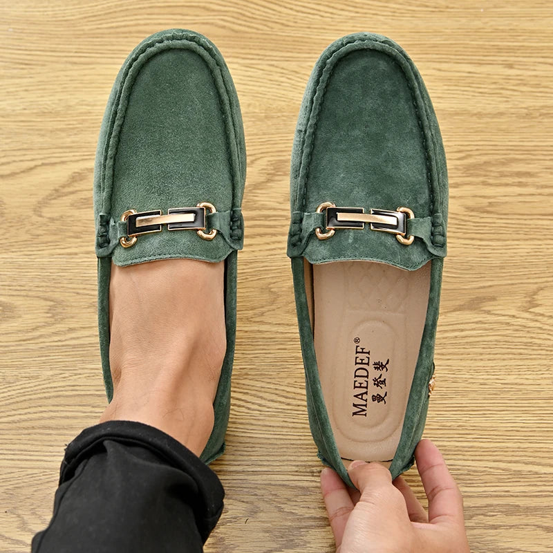 Mocassin Bleu Nuit Homme