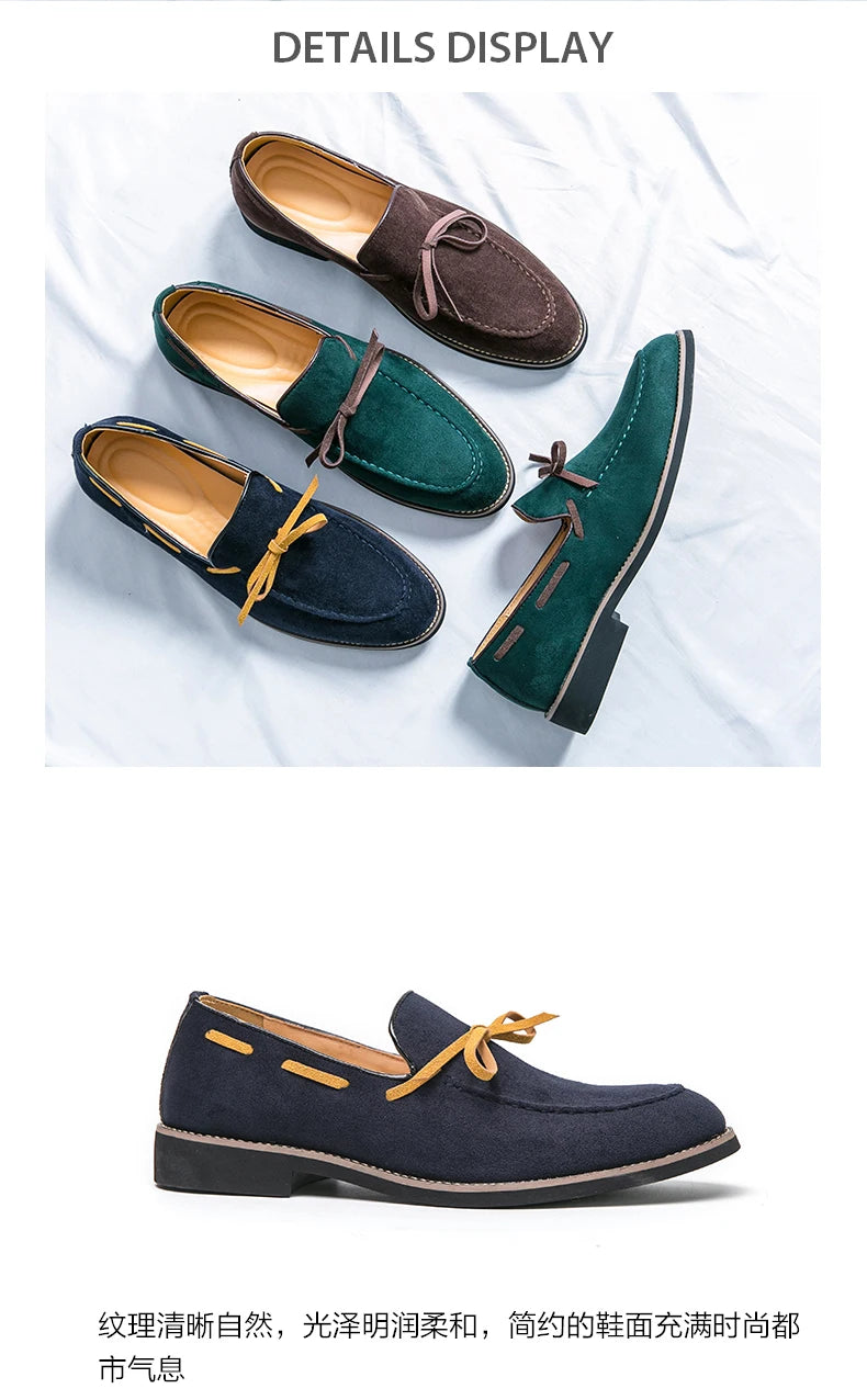 Mocassin Penny Homme Vert