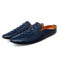 Mocassin Ouvert Croco Homme