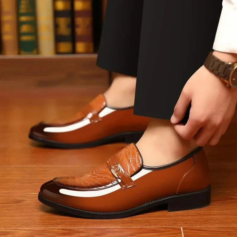 Mocassin Homme Bout Pointu Vernis