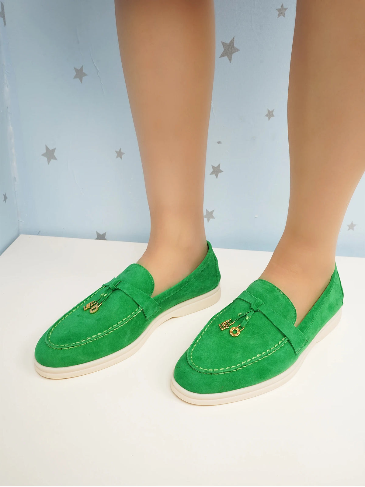 GJ High-Quality Brand Women's Shoes Luxury Leather Round Toe Retro Casual Shoes Spring Thick Soled Loafers Driving Shoes