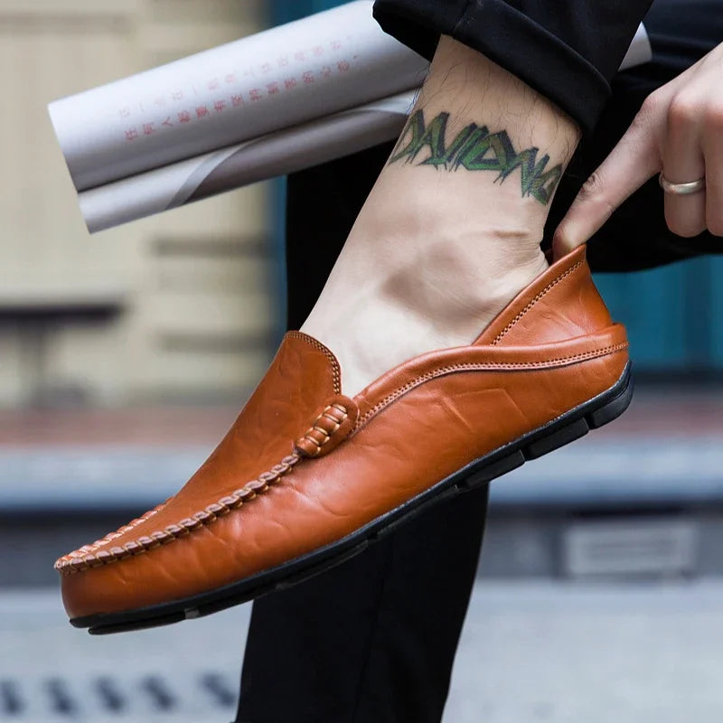 Mocassin Bateau Homme Noir