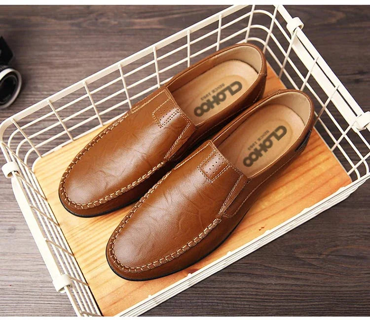 Mocassin Noir Homme Confortable
