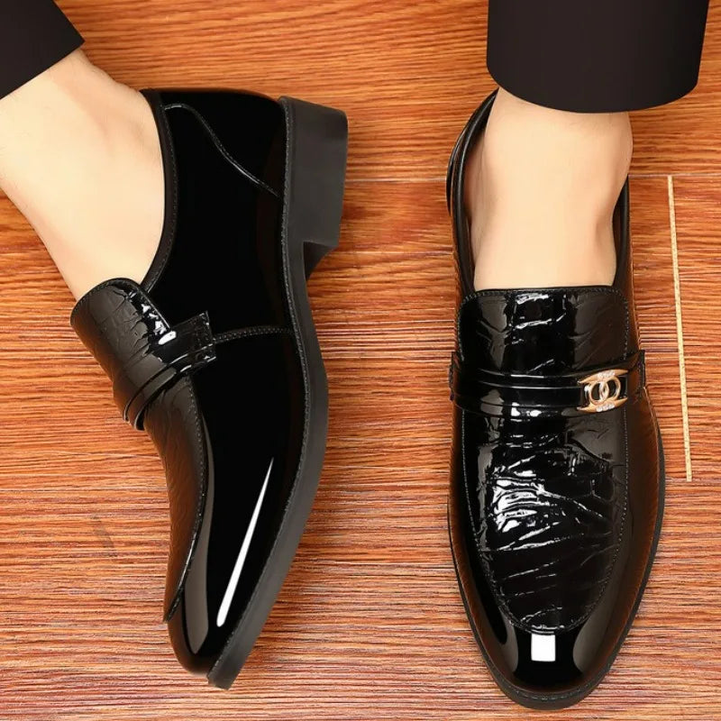 Mocassin Homme Bout Pointu Vernis