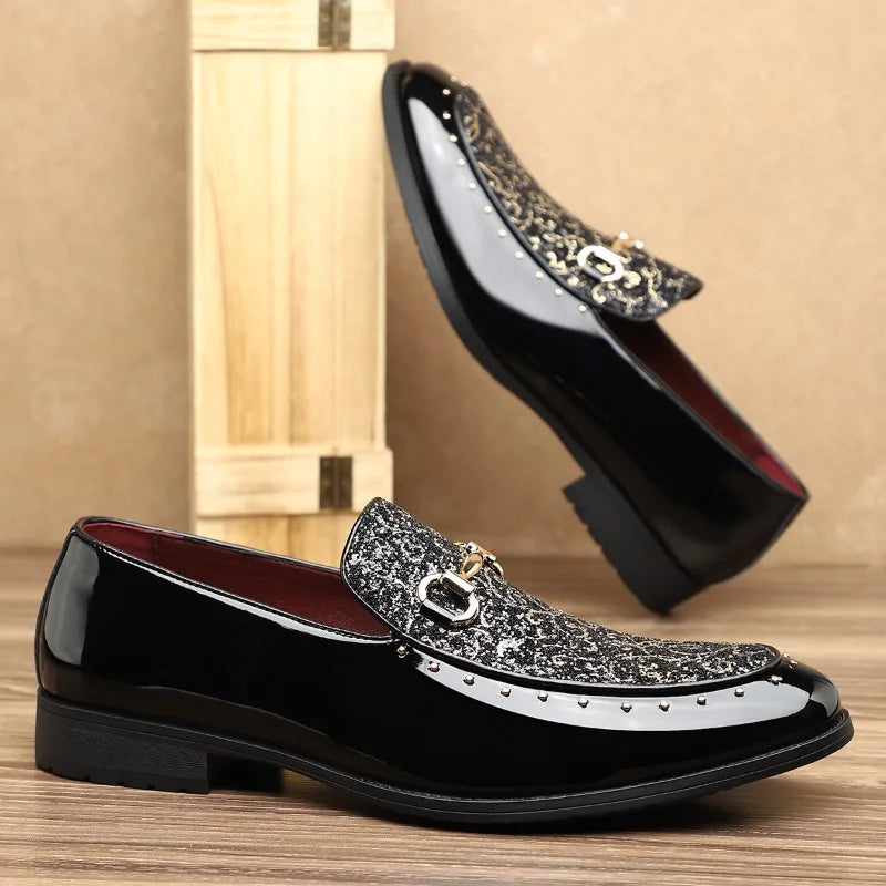 Mocassin Homme Paillettes