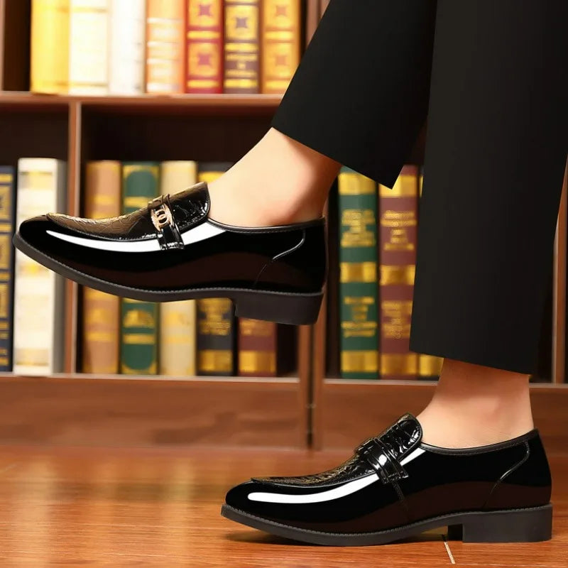 Mocassin Homme Bout Pointu Vernis