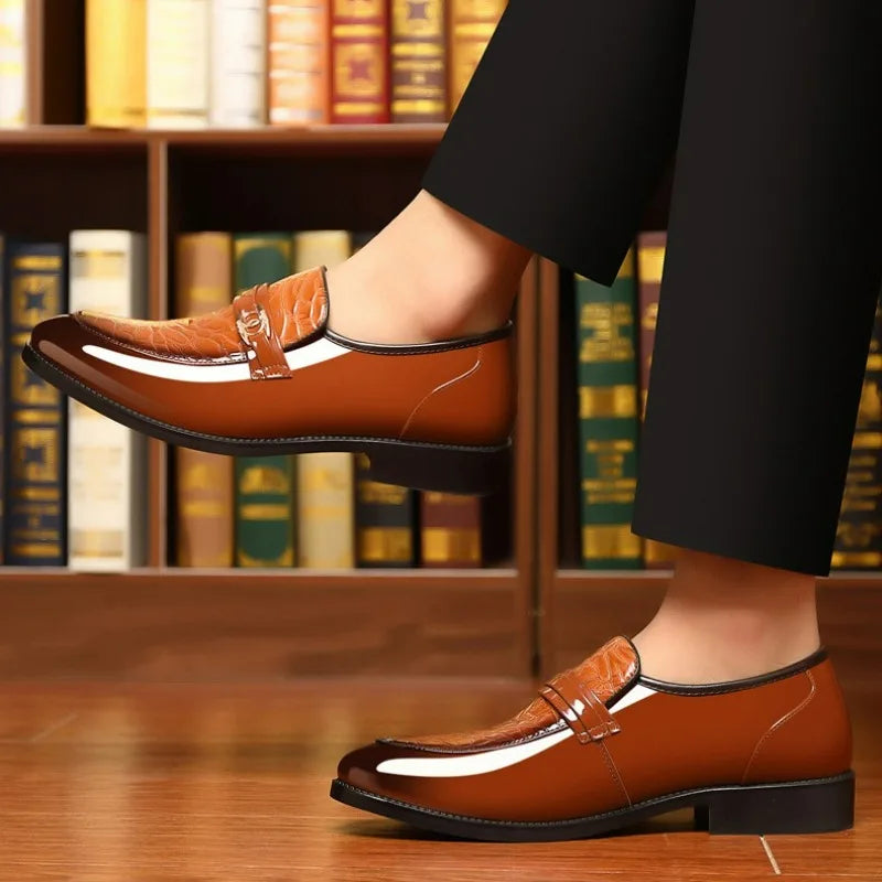 Mocassin Homme Bout Pointu Vernis