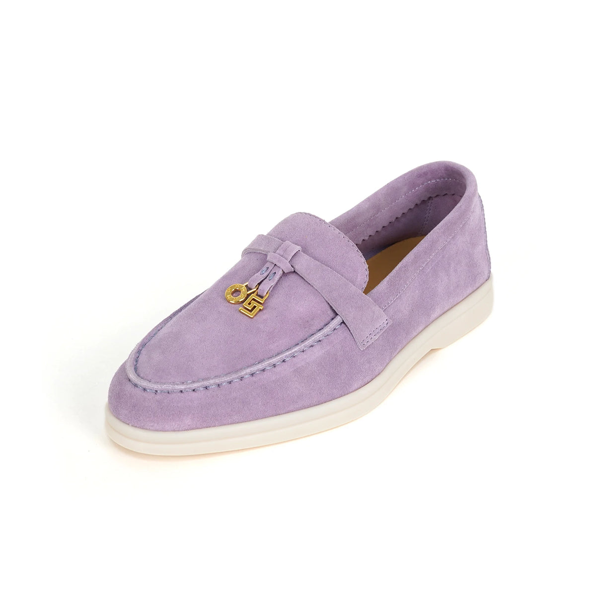 GJ High-Quality Brand Women's Shoes Luxury Leather Round Toe Retro Casual Shoes Spring Thick Soled Loafers Driving Shoes