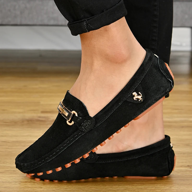 Mocassin Bleu Nuit Homme