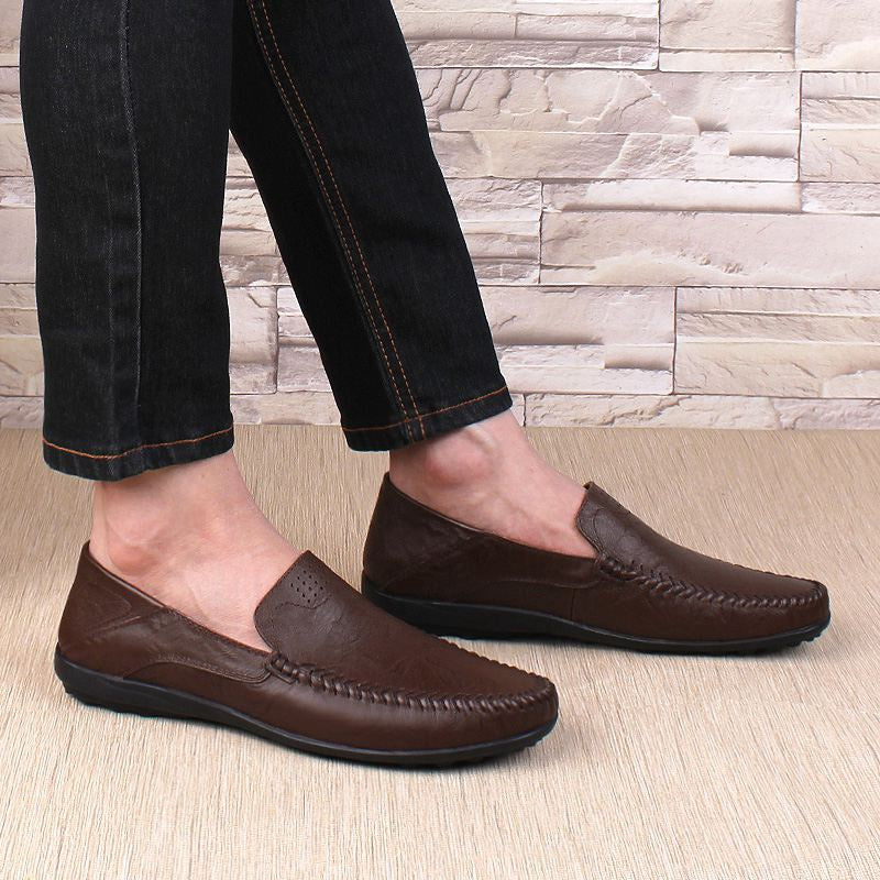 Mocassin Camel Homme