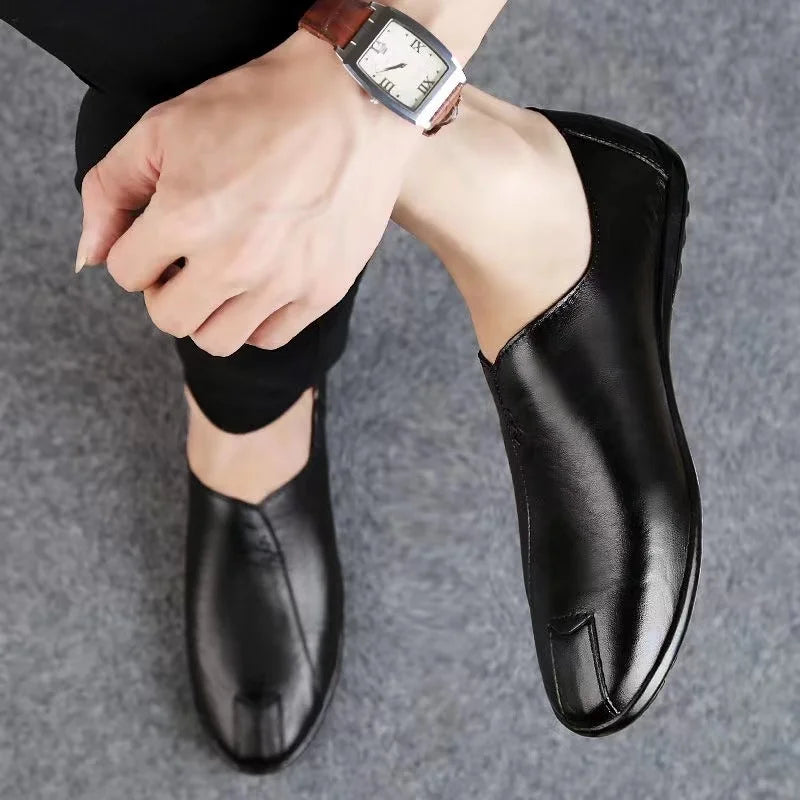 Mocassin Chocolat Homme