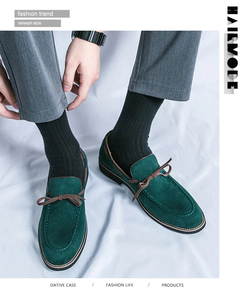 Mocassin Penny Homme Vert