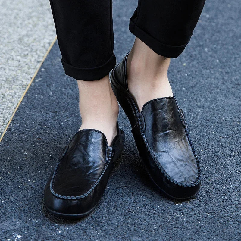 Mocassin Bateau Homme Noir