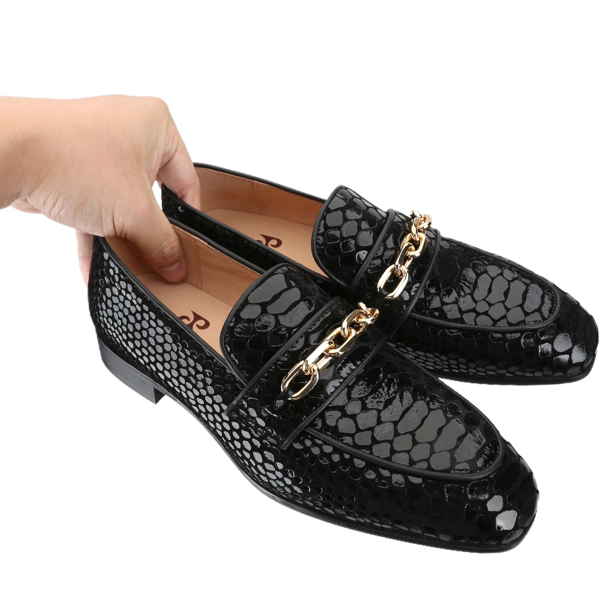 Mocassin Boucle Dorée Homme