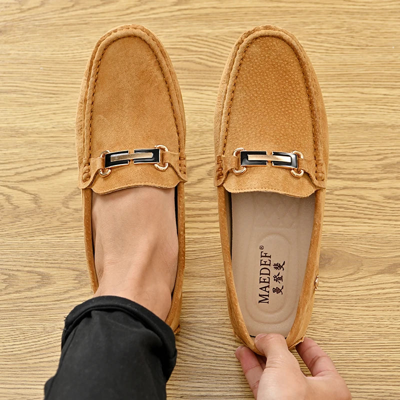 Mocassin Bleu Nuit Homme