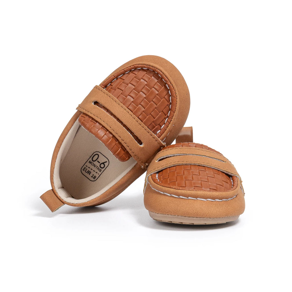 KIDSUN Baby Girls Boys Classic Loafers Infant Oxford Dress Shoes Prewalker Soft Slip On Moccasin Crib Flats Newborn Shoes