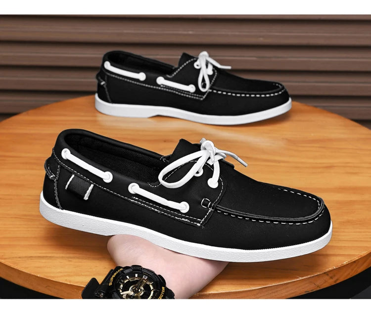 Mocassin Bateau Homme Marron